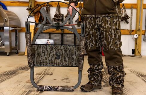 Summit Treestands Mesh Seat – Textilene Replacement Climbing Treestand Seat - Mossy Oak Original Bottomland - 350 lb Capacity - Fits Viper SD, Goliath, Titan & More - Lightweight All-Day Comfort in Saudi Arabia
