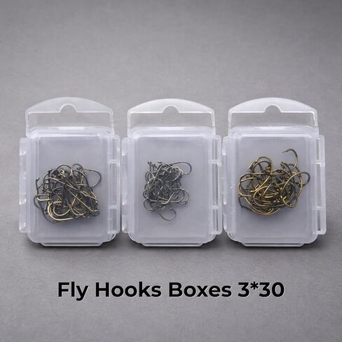 Fly Tying Materials Kit with Hooks Thread Crystal Flash Chenille Feathers, Complete Set for Beginners & Experienced Anglers in Saudi Arabia