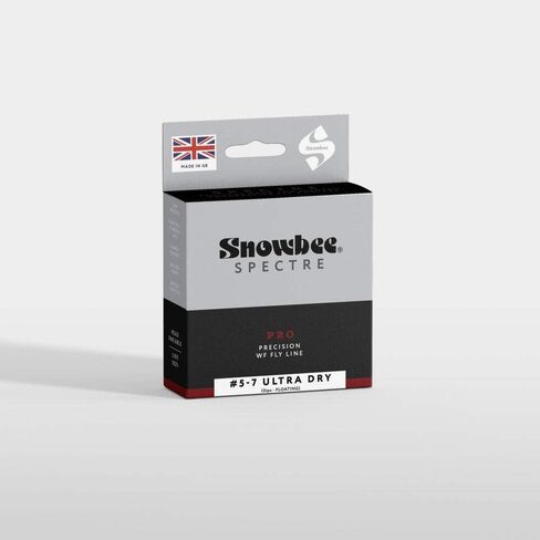 Snowbee Spectre Pro Ultra Dry Floating Fly Line – WF Profile, Full Float, for Enhanced Presentation and Feel, River, Bank or Boat Use, #2–5 / #5–7, Ivory/Deep Red, 102 ft in Saudi Arabia