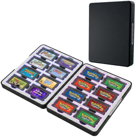 CHIACOYU GBA Game Case 16-in-1 for Game Boy Advance | Magnetic Organizer Storage Box with Silicone Slots, GBA Game Cartridge Storage Holder in Saudi Arabia