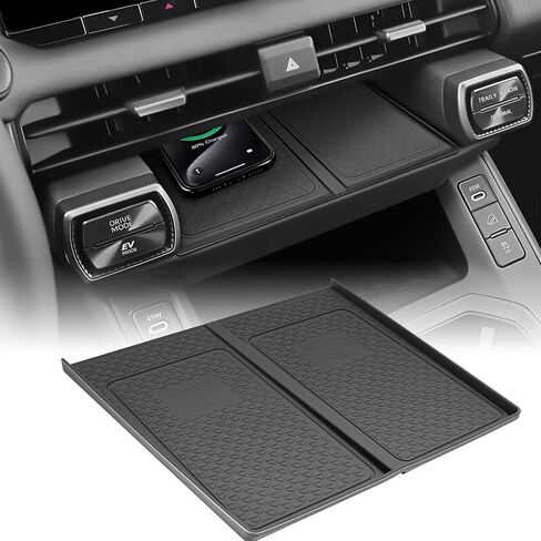 Wireless Charging Mat for Toyota RAV4 2026 | Silicone Center Console Wireless Charging Cover for 2026 RAV4 Accessories in Saudi Arabia