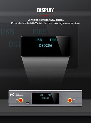 LEAUDIO XDUOO MU-604 Decoder 2*ES9018K2M DAC Chip Two USB Audio Mode MU604 High Performance DAC in Saudi Arabia