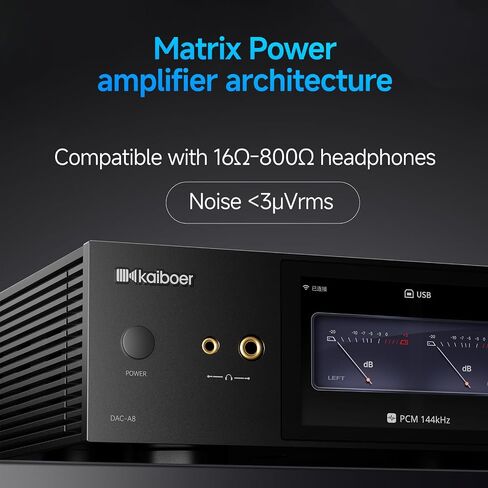 DAC-A8 ‌II HiFi DAC,Headphone Amplifier,Dual ES9039PRO,DSD512 32Bit/768kHz,MQA,Dual Femtosecond Clocks,Coaxial,Optical,HDMI-IIS,Bluetooth 5.4,RAC,XLR,Airplay2 in Saudi Arabia