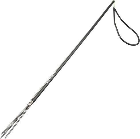 SALVIMAR 14mm Aluminum Pole Spear for Spearfishing - Anodized Ergal Shaft Fishing Spear with Rubber Band Propulsion & M6 Thread, Black, Paralyzer/Harpoon Tip in Saudi Arabia