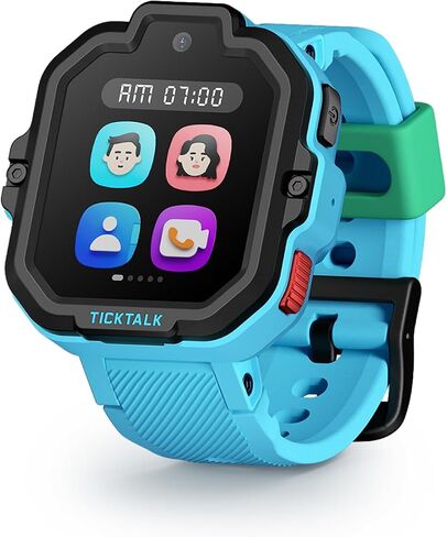 TickTalk5 Kids Smart Watch with GPS Tracker, Calls, Texts and SOS Ages 3-12 | Kids Smartwatch with HD Calling, SMS, GPS Tracking, Parental Controls, Music & Wellness in Saudi Arabia