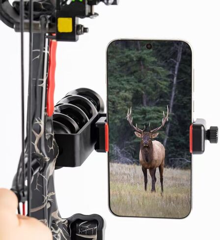 Phone Holder for Compound Bow Phone Mount Holder Arrow Bracket for Archery Hunting Photos and Video Moment Recorder in Saudi Arabia