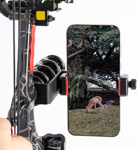 Phone Holder for Compound Bow Phone Mount Holder Arrow Bracket for Archery Hunting Photos and Video Moment Recorder in Saudi Arabia