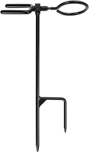 Bow Stake with 360 Degree Adjustable Rotating Fork and Arrow Ring Strong Bow Arrow Bracket for Recurve/Compound Bow in Saudi Arabia