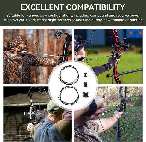 Bow Archery Peep Tuner Replacement for Bowmar Tuner | Compound Bow String Peep Sight Tuner, Effective Fixed Archery Peep Rotation, Bow Hunting Accessories, 3 Sizes, Black in Saudi Arabia