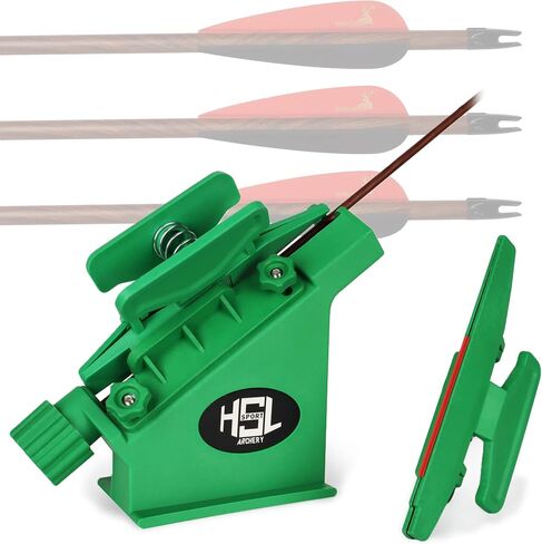 Archery Fletching Jig with Straight and Right Helical Clamps Vanes Feathers Sticker Tool for DIY Arrow Crossbow Bolts in Saudi Arabia