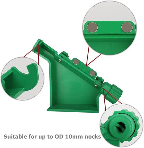 Archery Fletching Jig with Straight and Right Helical Clamps Vanes Feathers Sticker Tool for DIY Arrow Crossbow Bolts in Saudi Arabia