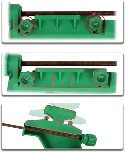 Archery Fletching Jig with Straight and Right Helical Clamps Vanes Feathers Sticker Tool for DIY Arrow Crossbow Bolts in Saudi Arabia