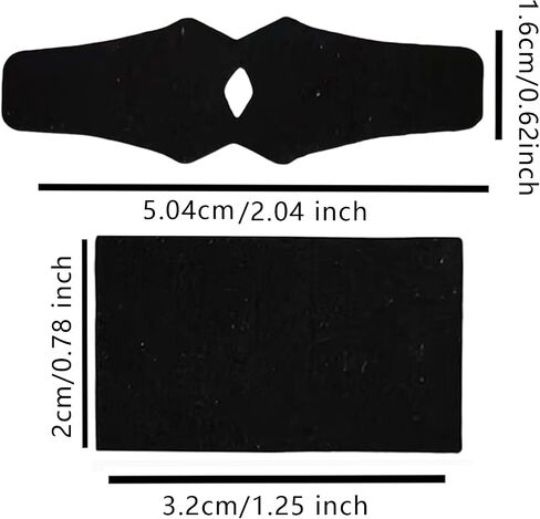 4Set Arrow Rest Felt Sticker for Compound Drop Away Rest | QAD HDX Drop Away Arrow Rest Pads, Strong Adhesive Bond, Wear Protection, Noise Reduction, Anti-Slip, Tool-Free Install in Saudi Arabia
