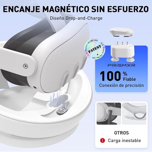 Upgrade Carina D1 Silent Magnetic Charging Dock Compatible with Meta Quest 3 in Saudi Arabia