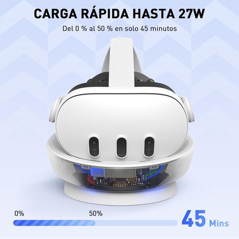 Upgrade Carina D1 Silent Magnetic Charging Dock Compatible with Meta Quest 3 in Saudi Arabia