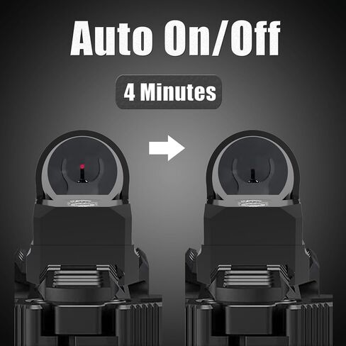 UUQ EagleC28 Reflex Sight, Shake Awake, RMR Footprint, 1x26mm Round Lens | 3MOA Red Dot Sight,10 Brightness Setting,IPX7 Waterproof,1200G Shockproof with Picatinny Base & Universal Adapter in Saudi Arabia