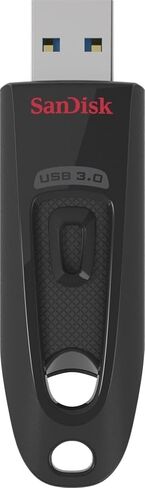 SANDISK 128GB Ultra USB 3.0 Flash Drive - SDCZ48-128G-U46, Black in Saudi Arabia