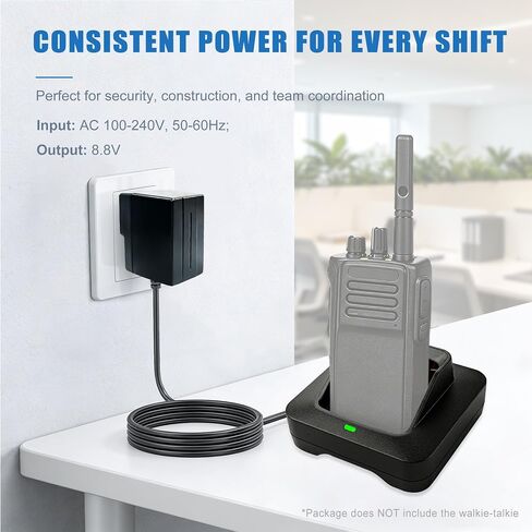 R7 XPR7550e Rapid Charger PMPN4527A Replacement for Motorola 2-Way Radio | Smart desktop charger fits XPR7350e XPR3500e DP4400 DP4401 DP4801 XiR P8668 PMNN4807 PMNN4808 PMNN4491 PMNN4544 battery in Saudi Arabia