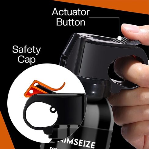 رذاذ الفلفل من AIMSEIZE للأماكن الخارجية، 9.2 أونصة، قوة قصوى لسهولة الوصول إلى التخييم والمشي لمسافات طويلة in Kuwait