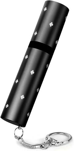 Electra Lipstick Mini Stun Gun for Women Self Defense, Discreet and Powerful Stun Gun Keychain with Flashlight, Maximum Voltage, Recharcheable Battery by Guard Dog Security in Saudi Arabia