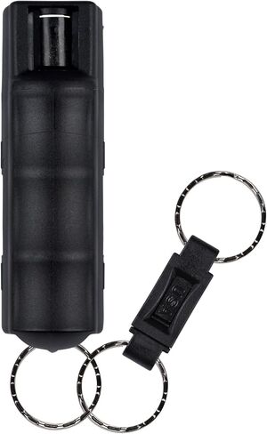 SABRE 3-in-1 Defense Spray – Pepper Spray, Tear Gas & UV Dye, Quick Release Keychain for Easy Carry, Finger Grip for Aim, 3X Longer Spray Time (Up to 10 Seconds), Max Police Strength, 0.54 fl oz in Saudi Arabia
