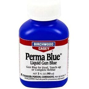 Birchwood Casey Fast-Acting Long-Lasting Spanish Super Blue Liquid Gun Blue for Steel, Touch-Up & Complete Reblue, 3 FL OZ (90ml) in Saudi Arabia