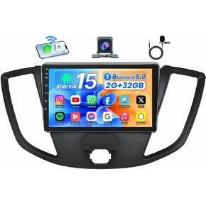 8 Core Car Radio Stereo for Ford Transit 150 250 350 2015-2019: Upgrade | 5G WiFi 1280 * 800 HD 9 Inch Touch Screen Head Unit Replacement with Backup Camera Wireless Carplay GPS FM SWC BT USB 2G+32G in Saudi Arabia