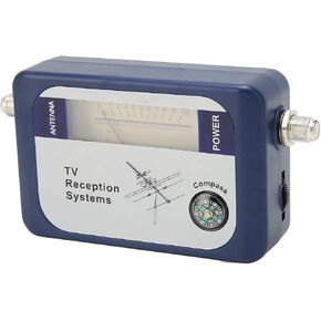 Fabater Digital TV Signal Finder, High Accuracy 170 860MHz Backlight TV Antenna Signal Strength Meter, Mini Finder with Portable Design for Satellite Detection in Saudi Arabia