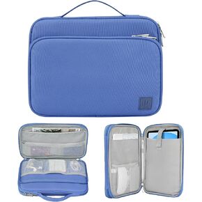Dadanism 9-11 Inch Tablet Sleeve Carrying Case with Handle & Multi-Pocket | Fits iPad A16 11", iPad Air M4/Pro M5 11", iPad 10th Gen/Air 5/4 10.9", iPad 9/8/7th 10.2", Galaxy Tab A11+ Plus 11", Black in Kuwait