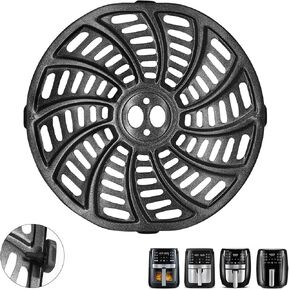 GXF Air Fryer Replacement Parts for Gourmia 7QT GAF798 GAF716 Air Fryer, Food Grade Nonstick 8.97''*8.97'' Accessories Rack Tray Grill Pan Grill Plate Crisper Plate, Dishwasher Safe in Kuwait