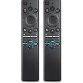 (Pack of 2) Universal Remote for Samsung TV Frame Solar Serif Crystal Curved LED QLED OLED Neo UHD SUHD HDTV 4K 8K 7 8 9 Series Smart TV Remotes Control Replacement - 2 Year Warranty in Saudi Arabia
