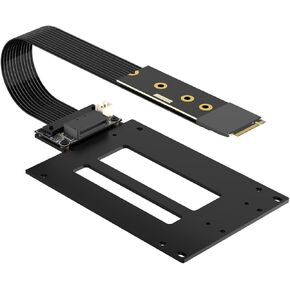 RGEEK PCIe 5.0 M.2 NVMe to E1.S E3.S SSD Adapter Card | 128Gbps Max SFF-TA-1002 Riser Card, with 12V SATA Power Cable, Adjustable 2280/2260/2242/2230 M.2 Bracket in Saudi Arabia