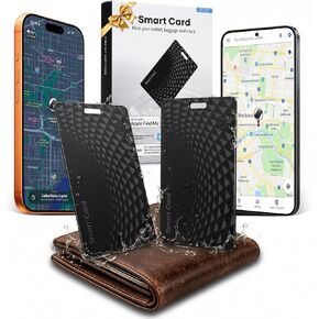 2026 Wallet Tracker Card Pro, Bluetooth Tracking Card (iOS & Android) | 0.05in Ultra Slim, 120dB Loud Alarm, Wireless Charging, Apple MFi Certified, Perfect for Wallet, Passport, Backpack in Saudi Arabia