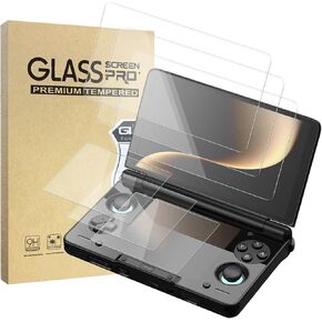 Hianjoo 6-PACK Screen Protector Compatible AYN Thor Handheld Console, Tempered Glass [HD Clarity] [9 Hardness] [Easy Installation][Anti-Scratch], 3 Pack Upper Screen Film + 3 Pack Lower Screen Film in Kuwait