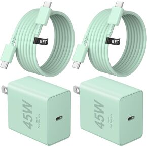 USB C Charger Type C Charger Fast Charging Long 10FT 45W Samsung Charger | for iPhone Air/17/17 Plus/17 Pro/17 Pro Max/16/16 Plus/16 Pro/16 Pro Max/15 Pro Max/iPad Pros/Samsung Galaxy S26/S25,Android in Saudi Arabia