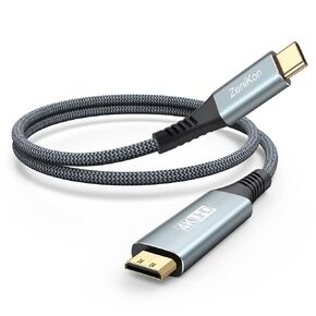 USB C to Mini HDMI Cable 3.3FT, 4K@60Hz USBC to Mini HDMI 2.0 Cable | Uni-directional Type C to Mini HDMI Cord 4K@30Hz, 2K@120Hz,1080P for Portable Monitor/KYY/MNN/ARZOPA/Steam Deck/MacBook/Phone in Saudi Arabia