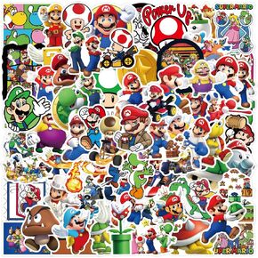 100pcs Cartoon Stickers for Kids Water Bottle, Cool Video Game Vinyl Waterproof Decal for Girl Teen Adult Laptop Phone Skateboard Guitar Luggage Notebook Helmet in Saudi Arabia