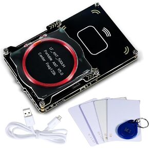 Proxmark3 RFID Card Reader Writer, Proxmark3 Easy V5.0 Memory IC ID M1 Card Copier Cloner, 512M RFID Card Decryptor Decoder with Integrated Antenna, LF HF Frequency 125Khz 13.56Mhz in Saudi Arabia