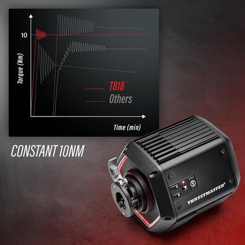 Thrustmaster T818 Black Edition, 10 Nm Direct Drive Racing Base for PC in Saudi Arabia