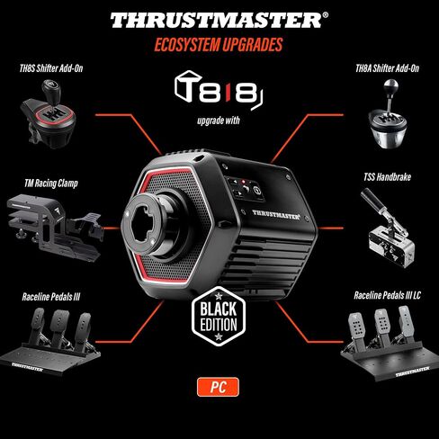 Thrustmaster T818 Black Edition, 10 Nm Direct Drive Racing Base for PC in Saudi Arabia