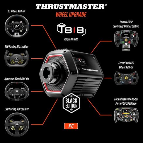 Thrustmaster T818 Black Edition, 10 Nm Direct Drive Racing Base for PC in Saudi Arabia