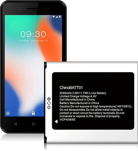 ChinoBATT01 Battery,(2026 New Upgraded) 2000mAh Battery Compatible with Assurance Wireless/Sprint UniMax UMX U683CL U693CL U696CL in Kuwait