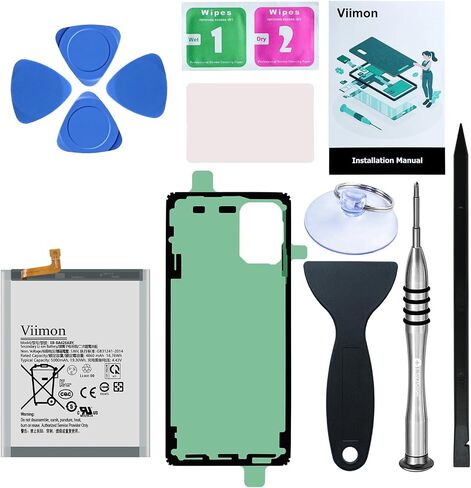 for Galaxy A32 Battery Replacement Kits (New Upgraded) Compatible with Samsung Galaxy A32 5G SM-A326U with Installation Manual and Repair Tool Kits in Saudi Arabia