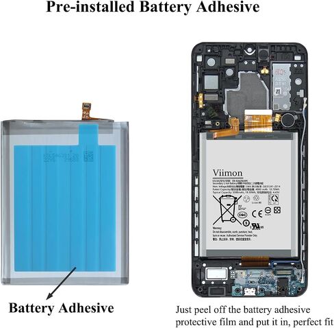 for Galaxy A32 Battery Replacement Kits (New Upgraded) Compatible with Samsung Galaxy A32 5G SM-A326U with Installation Manual and Repair Tool Kits in Saudi Arabia