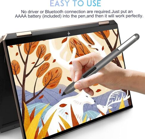 Pen for Microsoft Surface (2500-Hour Working Time), Stylus Pen for Surface Pro 11/10/X/9/8/7/6/5/4/3, Surface Go 3/2/1, Surface Book Laptop Studio 4/3/2/1, Palm Rejection, 1024 Levels Pressure in Saudi Arabia
