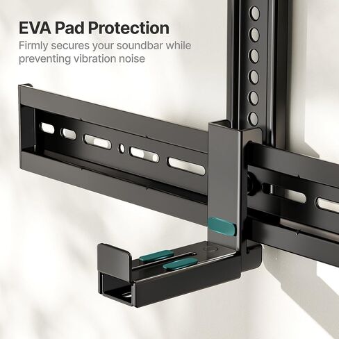 PEGZONE Universal Soundbar Mount 33Lbs Adjustable TV Soundbar Bracket in Saudi Arabia
