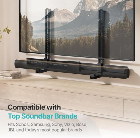 PEGZONE Universal Soundbar Mount 33Lbs Adjustable TV Soundbar Bracket in Saudi Arabia