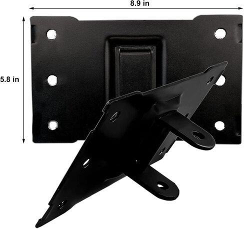 HW-339 Speaker Wall Mount, Wall Mount Speakers Brackets Support up to 100lbs Swivel & Tilt, PA Speaker Wall Mount for Large Speakers, Mounting Screws Hidden(2 packs, Black) in Saudi Arabia