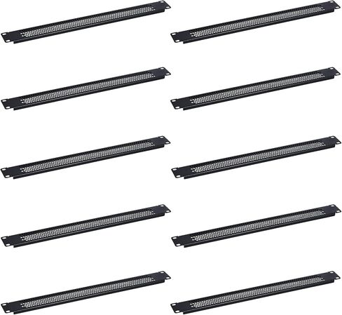 RackPath 1U Blank Rack Mount Panel Spacer (10 Pack) for 19in Server Rack Enclosure or Network Cabinet in Saudi Arabia
