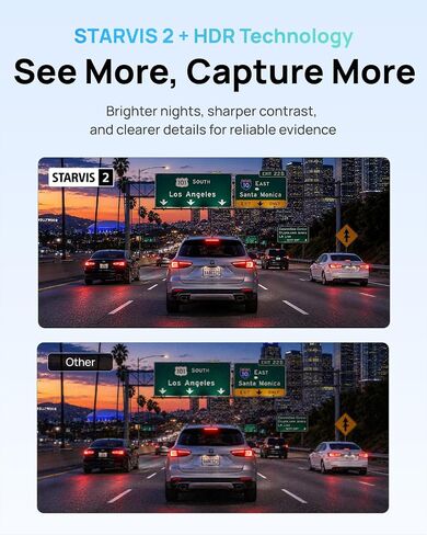 BlackVue DR970X LTE Plus II, 4K Dash Cam Front and Rear with 4G LTE, HDR | STARVIS 2, Free 64GB SD Card, 24H Parking Mode, Wi-Fi, App Control, Cloud Connectivity, Supports up to 1TB, Hardwire Cable in Kuwait